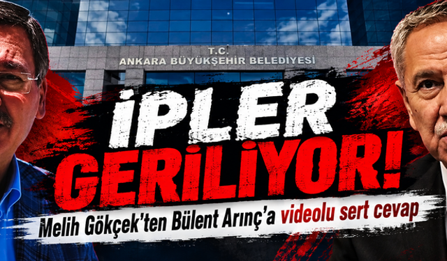 Melih Gökçek'ten Bülent Arınç'a sert cevap! 