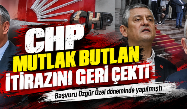 CHP, kurultay davası için temyiz başvurusunu geri çekti
