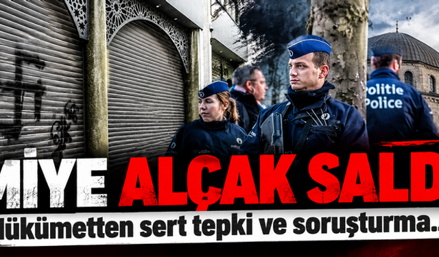 Camiye alçak saldırı! Hükümetten sert tepki ve soruşturma