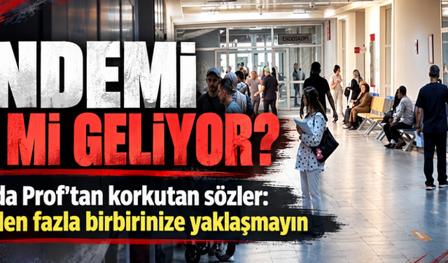 Pandemi geri mi geliyor? Tekirdağ'da Prof'tan korkutan sözler: "1 metreden fazla birbirinize yaklaşmayın"