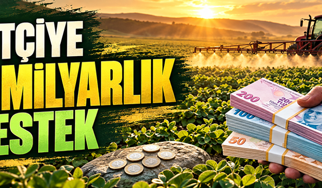 Çiftçiye 1.36 Milyonluk destek