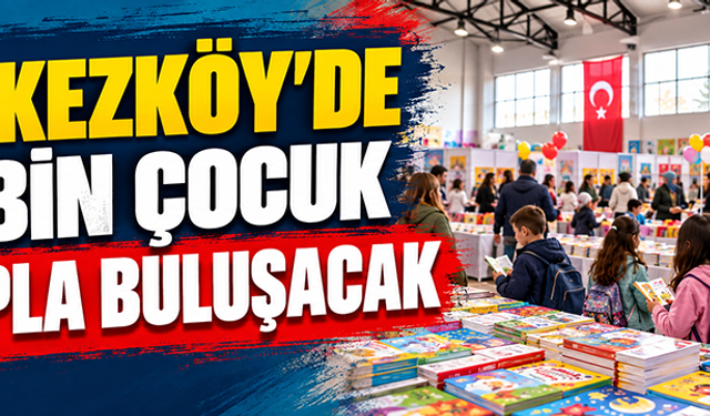 Çerkezköy’de 20 bin çocuk kitapla buluşacak