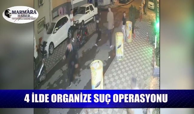 Tekirdağ merkezli 4 ilde organize suç operasyonu: 8 tutuklama