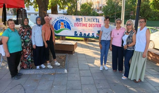 Keşanlı kadınlardan eğitime destek! 15 öğrencinin eğitim masrafları karşılandı