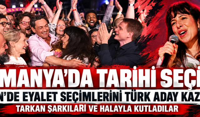Berlin'de eyalet seçimlerini Türk aday kazandı! Tarkan şarkıları ve halayla kutladılar