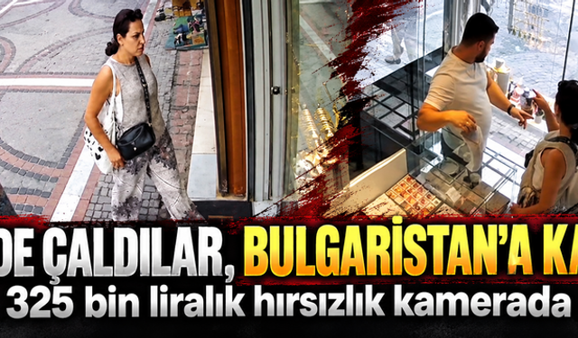 Edirne’de 325 bin liralık hırsızlık kamerada! Şüpheliler Bulgaristan’a kaçtı
