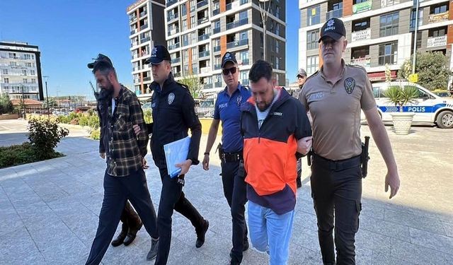 Edirne'de lokanta işleten çifti darbeden 2 şüpheli adliyede