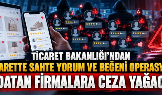 Bakanlıktan e-ticarette sahte yorum ve beğeni operasyonu