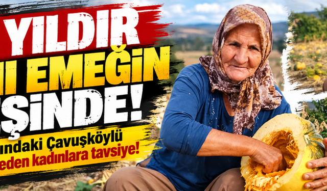 80 yaşındaki Çavuşköylü Maide Nineden kadınlara tavsiye! 65 yıldır aynı emeğin peşinde