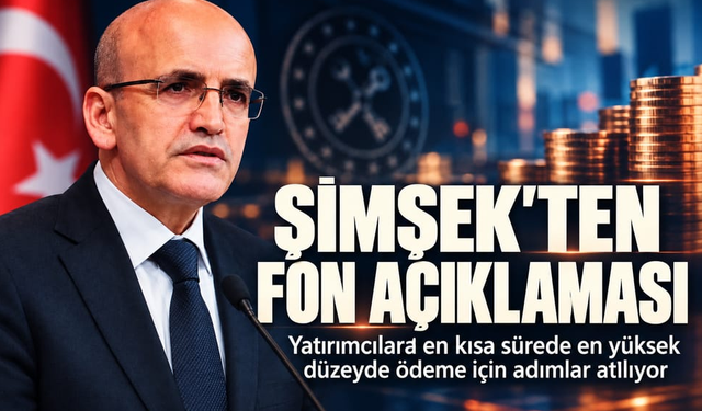 Bakan Şimşek: "Yatırımcılara en kısa sürede en yüksek düzeyde ödeme için adımlar atılıyor."