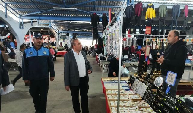 Edirne'de pazar denetimi: 15 kişiye 66 bin 385 lira ceza