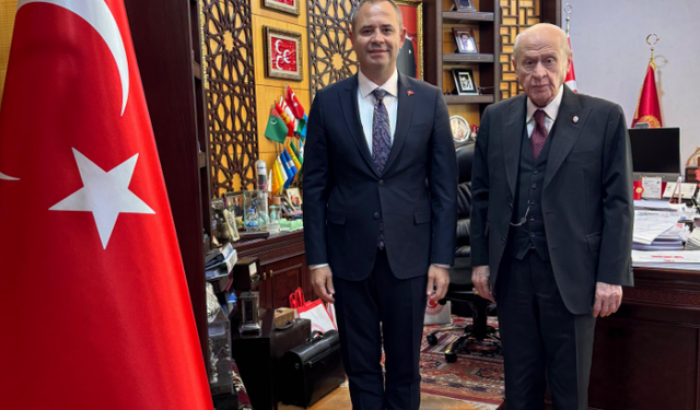 Bulut'tan Bahçeli'ye ziyaret! Kırklareli'nin projelerini anlattı