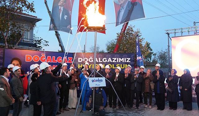 Ergene'de sıra Ahımehmet'e geldi! Bir mahalle daha doğal gaza kavuştu
