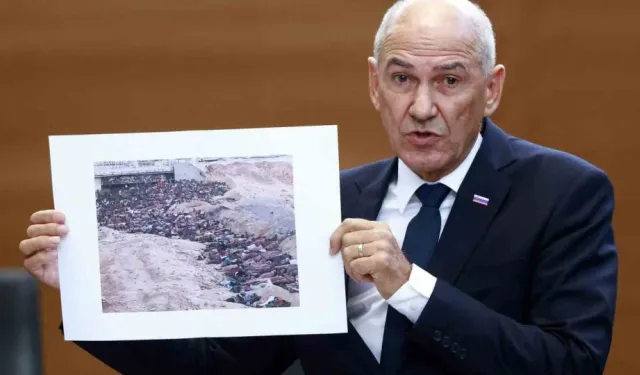 Tüm dünyaya rezil oldu! Slovenya Başbakanı İsrail'i aklamaya çalıştı