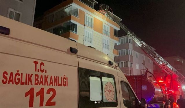 Çerkezköy'de lokanta bacasında yangın paniği