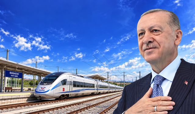 Çerkezköy'de tarihi gün! Çerkezköy-Kapıkule hızlı tren hattı açılışını Erdoğan yaptı...Muhalefete sert mesajlar