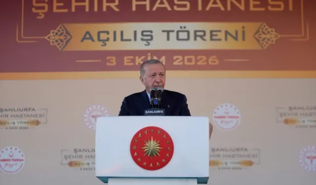 Şanlıurfa Şehir Hastanesi açıldı! Cumhurbaşkanı Erdoğan yatırımları anlattı, hızlı tren projelerine değindi