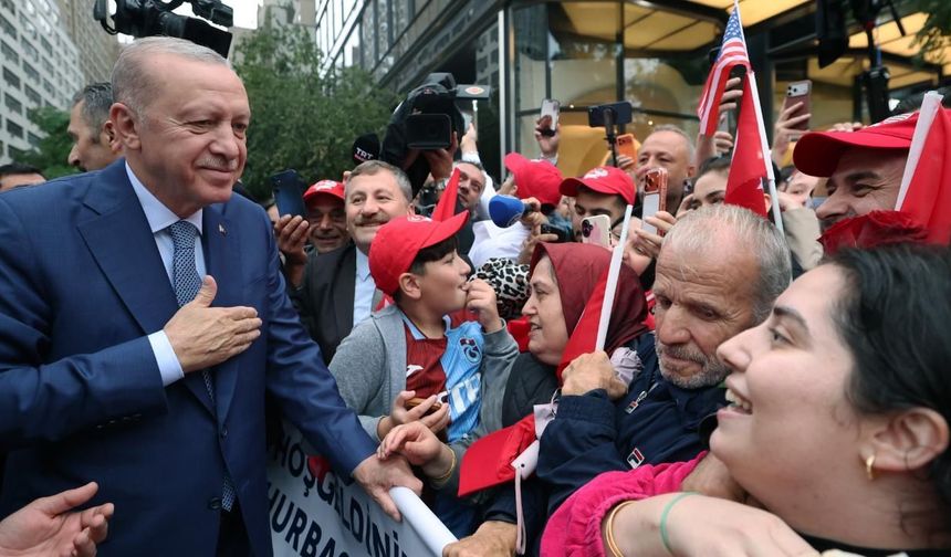 Cumhurbaşkanı Erdoğan'a ABD'de yoğun ilgi