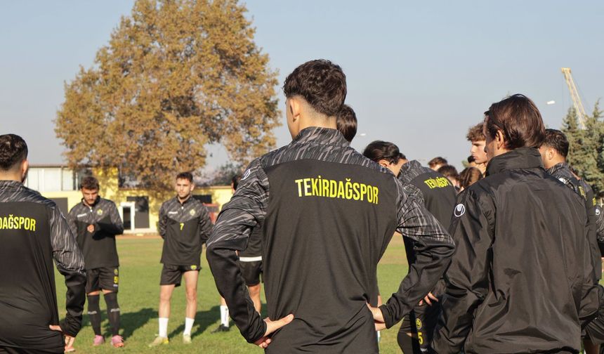 Tekirdağspor Trakya Derbisi için hazırlıklarını sürdürüyor