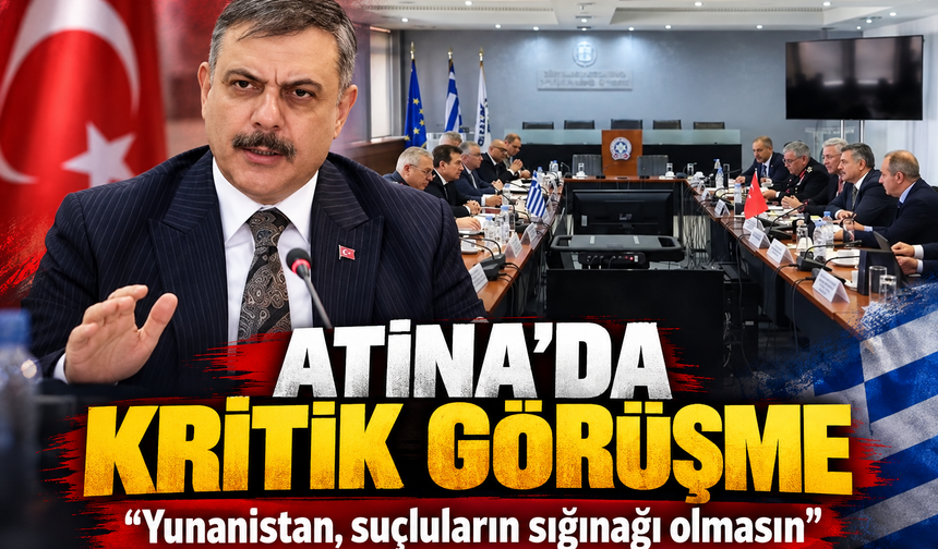 Atina'da kritik görüşme