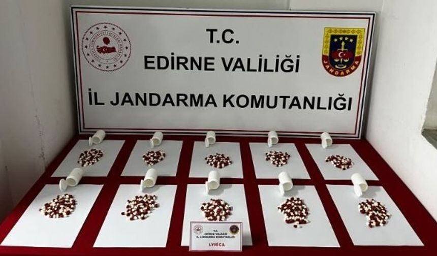 Uzunköprü'de 568 hap ele geçirildi! Soruşturma başlatıldı