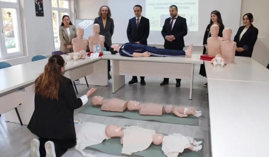 Tekirdağ’da ilk yardım eğitimlerine yeni ekipman
