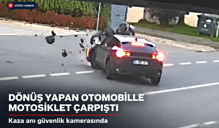 Sapanca'da otomobil ile motosiklet çarpıştı: 1 yaralı