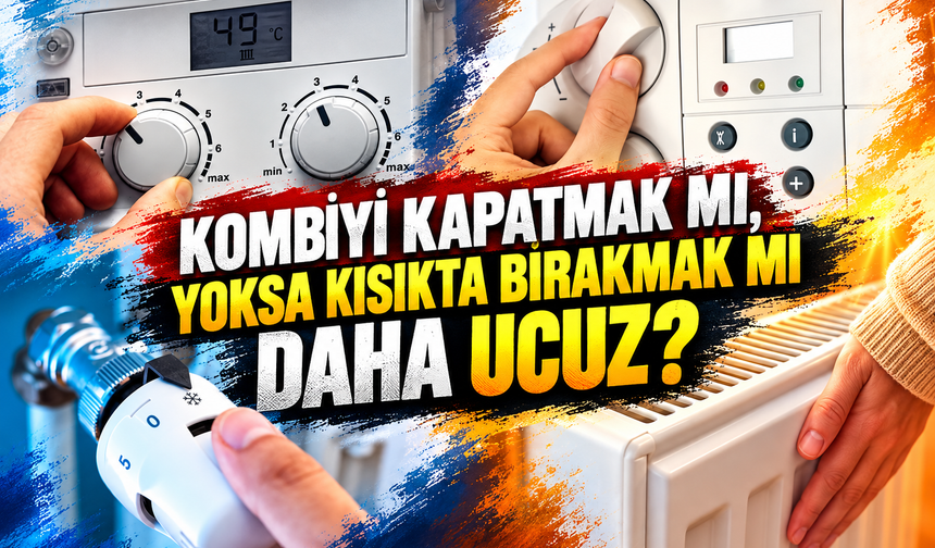 Kombiyi kapatmak mı, kısıkta bırakmak mı daha ucuz?