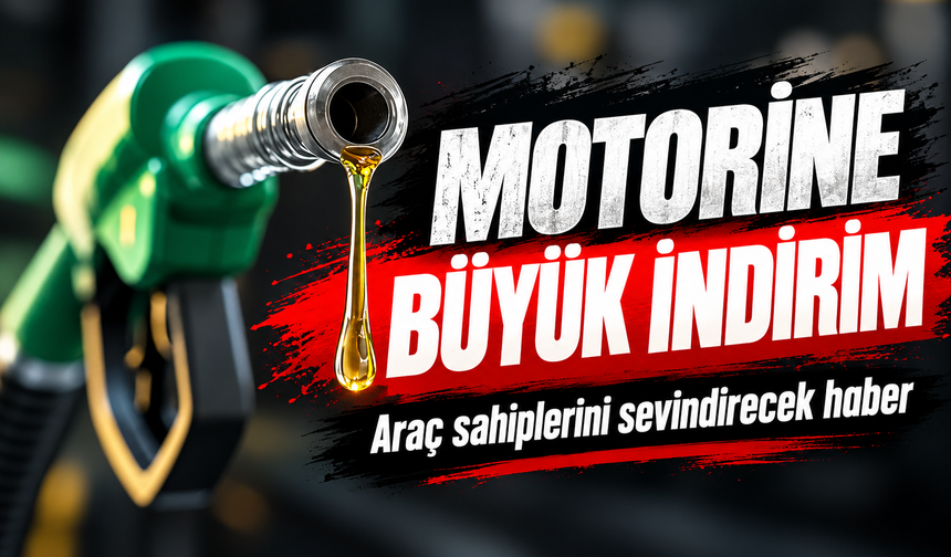 Araç sahiplerini sevindirecek haber! Motorine büyük indirim