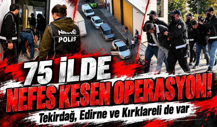 Trakya da operasyon listesinde