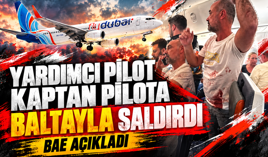Yardımcı pilot kaptan pilota baltayla saldırdı! BAE açıkladı