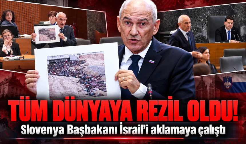 Tüm dünyaya rezil oldu! Slovenya Başbakanı İsrail'i aklamaya çalıştı