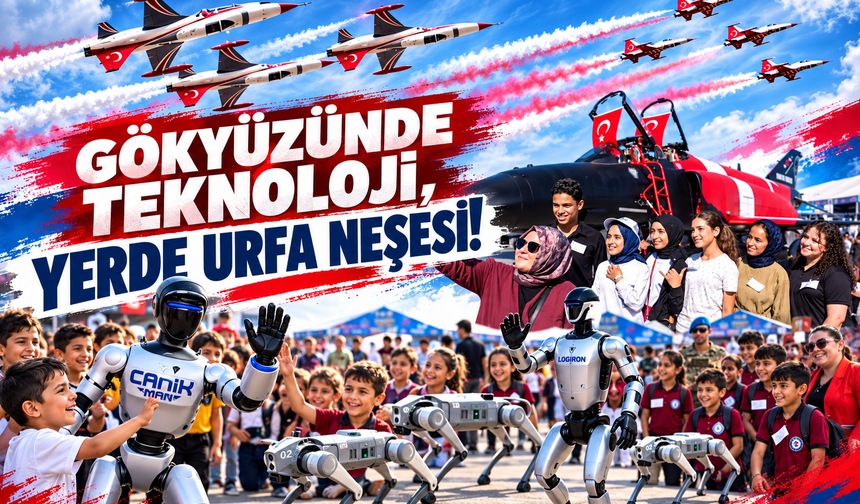 Gökyüzünde teknoloji, yerde Urfa neşesi