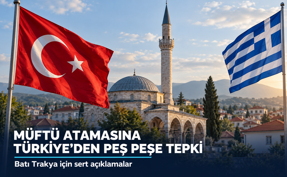 Yunanistan'ın Batı Trakya'da müftü atamasına Türkiye'den peş peşe tepki