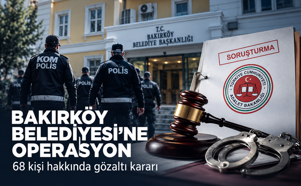 Bakırköy Belediyesi'ne operasyon! 68 kişi hakkında gözaltı kararı