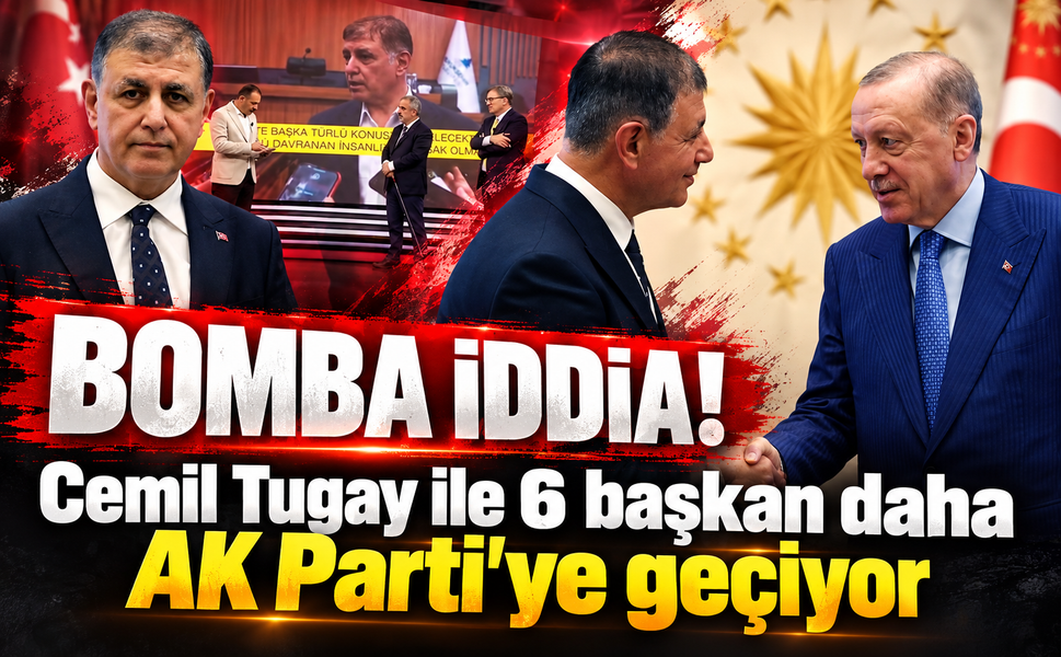 Canlı yayında bomba iddia! Cemil Tugay ile 6 başkan daha AK Parti'ye geçiyor