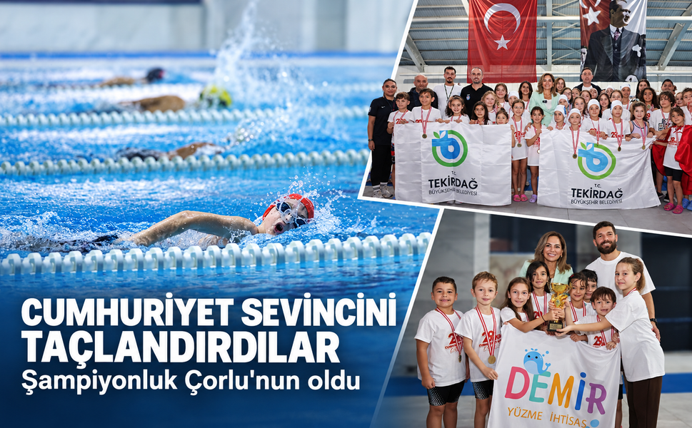 Cumhuriyet sevincini taçlandırdılar! Şampiyonluk Çorlu'nun oldu
