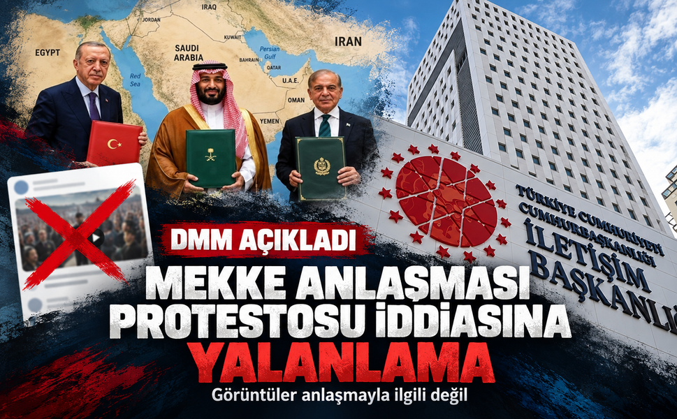 DMM'den "Mekke Anlaşması"nı protesto iddialarına yalanlama