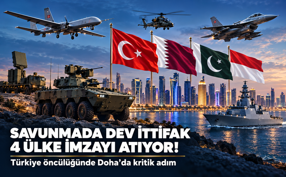 Türkiye Öncülüğünde Savunmada Tarihi Mutabakat: Doha'da 4'lü Dev İttifak Kuruluyor!