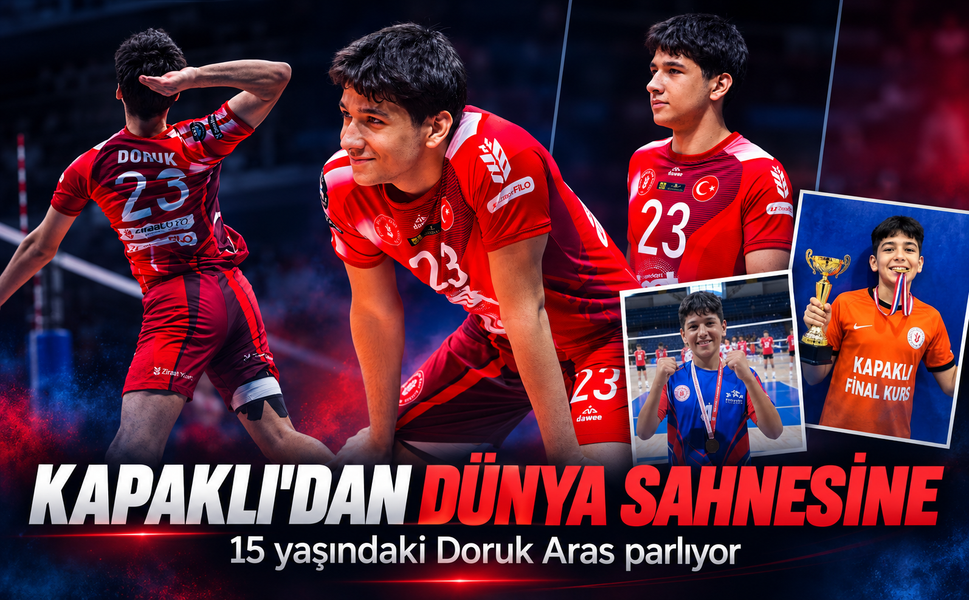 Kapaklı'dan dünya sahnesine! 15 yaşındaki Doruk Aras parlıyor