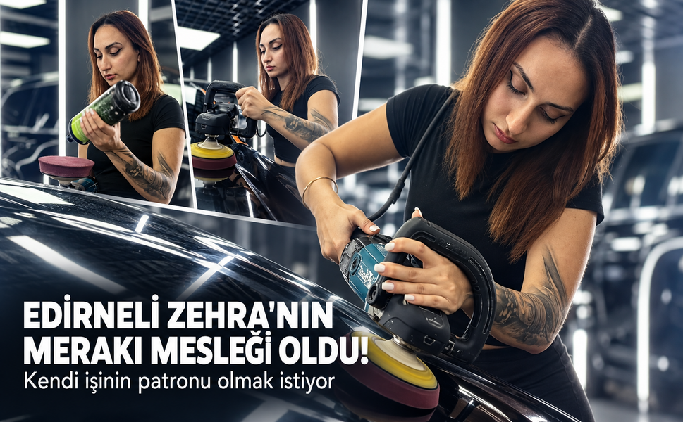 Edirneli Zehra'nın merakı mesleği oldu! Kendi işinin patronu olmak istiyor