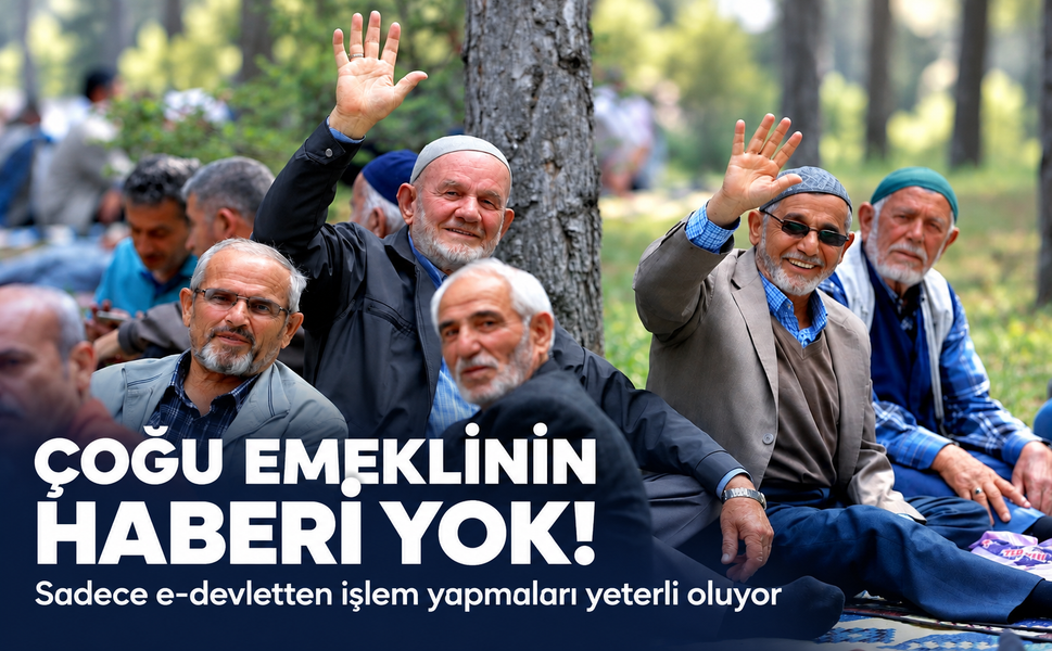 Çoğu emeklinin haberi yok! Sadece e-devletten işlem yapmaları yeterli oluyor