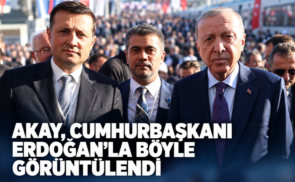 AKAY, CUMHURBAŞKANI ERDOĞAN’LA BÖYLE GÖRÜNTÜLENDİ!