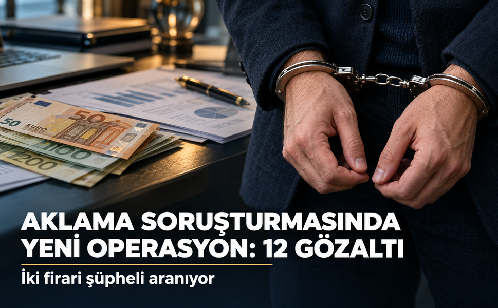 İstanbul'da mal varlığı aklama soruşturmasında 12 yeni gözaltı