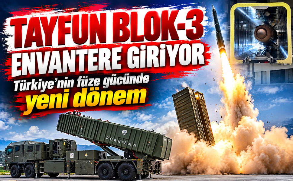 Tayfun Blok-3 envantere giriyor! Türkiye'nin füze gücünde yeni dönem