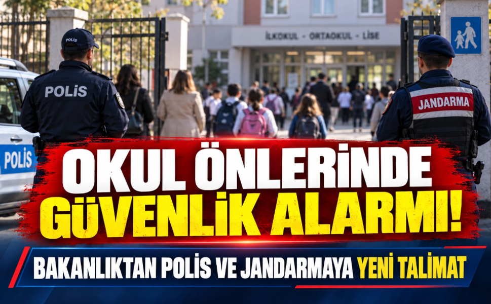 Okul önlerinde güvenlik alarmı! Bakanlıktan polis ve jandarmaya yeni talimat