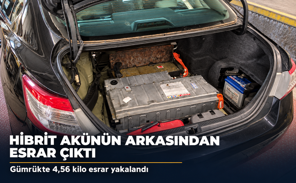 Kapıkule'ye Gelirken Yakalandı: Hibrit Akünün Arkasından 4,5 Kilo Esrar Çıktı