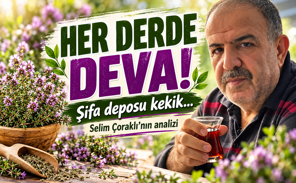 Şifa deposu kekik! Her derde deva...Selim Çoraklı'nın analizi