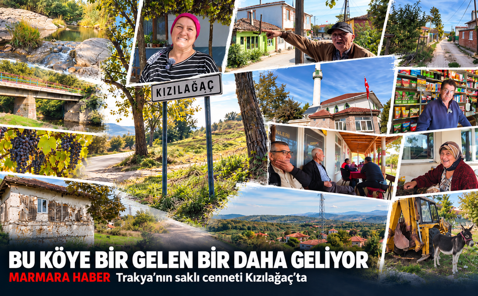 Bu köye bir gelen, bir daha geliyor! "Burada yaşayan ölmez, burası dünyanın merkezi" diyorlar MARMARA HABER Kızılağaç'ta