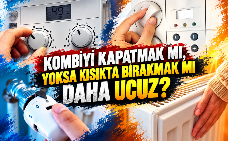 Kombiyi kapatmak mı, kısıkta bırakmak mı daha ucuz?